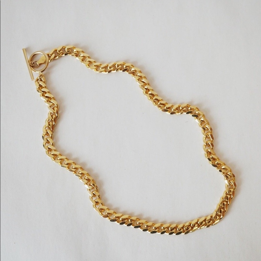 Francesca chain (14k gold on brass) necklace by Foe and Deer